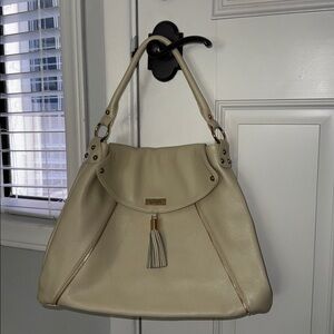 Onna Ehrlich Cream Shoulder Bag